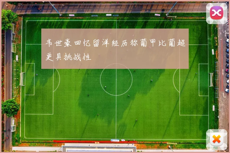 韦世豪回忆留洋经历称葡甲比葡超更具挑战性